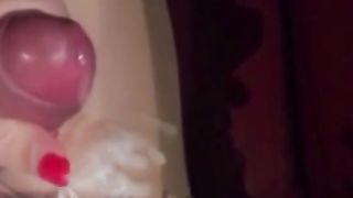 カフェで可愛い射精する