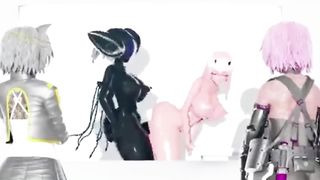 Futa Hermaphroditism Rectal Gang-Bang and DOUBLE PENETRATION Giant Jizz Flows THREE DIMENSIONAL Anime Porn