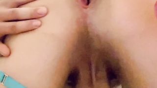 Sissy railing and inhaling