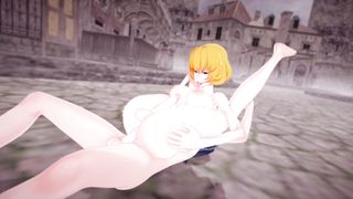 Futa Clementine x Futa Narberal Exchange Hook-Up