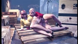 Futa Hermaphroditism Hard-Core Ass-Fuck THREE DIMENSIONAL Manga Porn