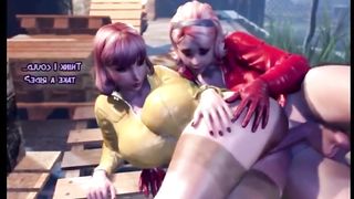 Futa Hermaphroditism Hard-Core Ass-Fuck THREE DIMENSIONAL Manga Porn