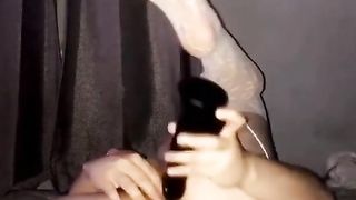 Sissy hoe luvs toying with her playthings she needs real pecker