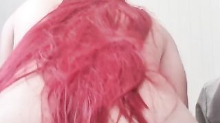 Eva_red2020 Crossdresser E-bowl Immense titties Furcoat getting off