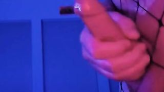 Goth Inked She-Creature Milks Off and Jizzes FIRM