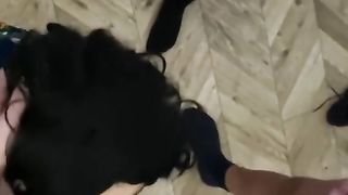 Gang-Fuck - six fellows and 1 slender grind trans damsel