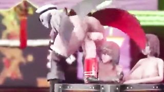 Futa Hermaphroditism DOUBLE PENETRATION Group Sex Assfucking Fuck-A-Thon THREE DIMENSIONAL Anime Porn