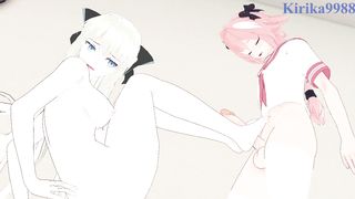 Morgan le Fay and Astolfo have mighty hump in the guest room. - Fate/Grand Order Anime Porn