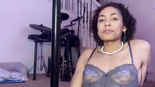 Transgender Baddie Liza Amethyst Belle Drains Her Dick to Ejaculation and Demonstrates Off Next to Dance Pillar