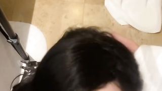 POINT OF VIEW-Trans gf attempts to get him to stop dinking around with her girlfriend- deep mouth and plumbed