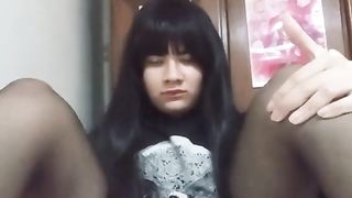 Milking off and nutting with my fresh underpants and socks