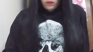 Milking off and nutting with my fresh underpants and socks