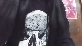 Milking off and nutting with my fresh underpants and socks