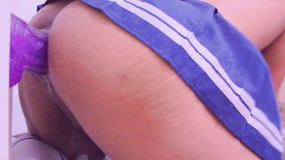 Young sissy gets her vag wrecked by BIG BLACK COCK