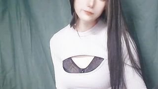 男の娘オナニ－ Asian crossdresser taunting2