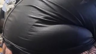 Sissy Tramp Hopping On Faux-Cock