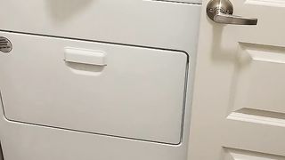 I always end up on top of the washing machine