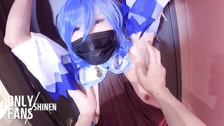 【Genchin Impact】✨Ganyu Cosplayer get Banged, Chinese manga porn anime crossdresser costume play ten