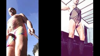 shameless fag jism exposure