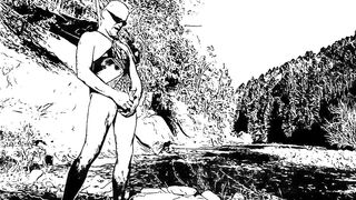 shameless fag jism exposure