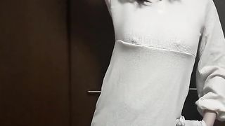 ダンス バラエティ パーティ 巨乳 乳揺れ ゲーム 下手くそ ノーブラ 乳首 爆乳 女装子 男の娘 誘惑 小悪魔 ビッチ chinese transgender inexperienced hentai  as