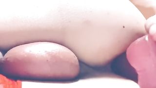 Sissy rails her plaything and inhales it