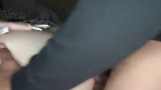 Ash-Blonde Trans RODE by Giant BIG BLACK COCK