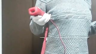 テニス バラエティ パーティ 巨乳 乳揺れ ゲーム 下手くそ ノーブラ 乳首 爆乳 女装子 男の娘 誘惑 小悪魔 ビッチ chinese transgender inexperienced hentai  as