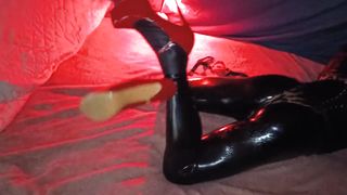 Sissy fuckslut spandex stretch pants have fun