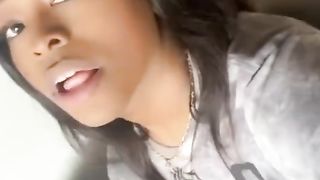 Nigga Munching My Rump While GIRLFRIEND Is Outside