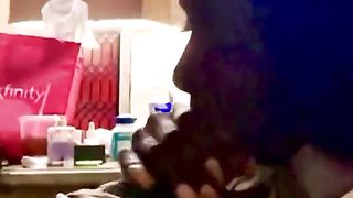 Uber-Sexy ladyboy hooker deepthroating XXL white chisel