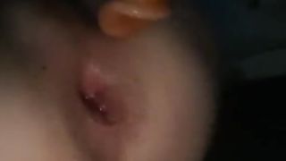 Sissy Superslut fuck hole drinks 8” fuck stick