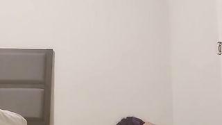 thot leans over for dad