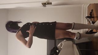 trap gets prepped for a goth showcase