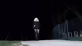 Crossdresser very first time public ambling