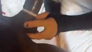 Jaw-Dropping BIG BLACK COCK Transgirl Pulverizes My Facehole