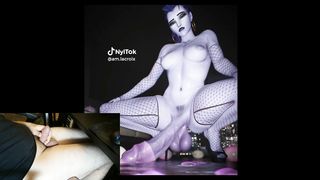 Spunk Pumping Hermaphroditism - Transgirl Chisels Throbbing and Packing Slots