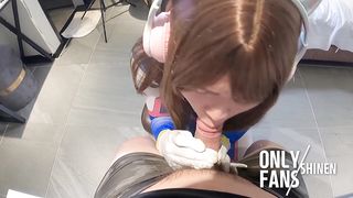 【Overwatch】✨I expect you get exhilarated while game toying, Overwatch D.va Anime Porn Cosplayer gets smashed