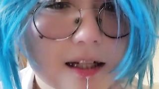 When the adorable femboy maid is late...