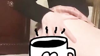 Saucy femboy taunts her arse for you