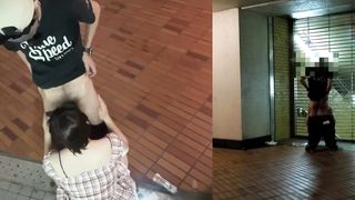 Chinese Crossdresser Ayumi Sucky-Sucky Analsex Cum Shot Public Outside 026