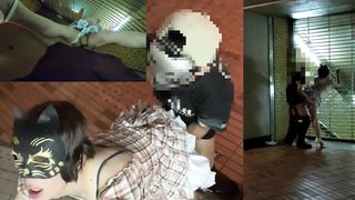 Chinese Crossdresser Ayumi Sucky-Sucky Analsex Cum Shot Public Outside 026