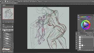 SpeedPaint - Satan have fun with uretra