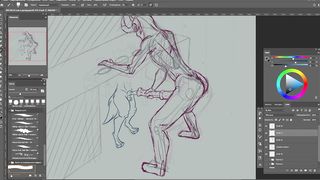 SpeedPaint - Satan have fun with uretra