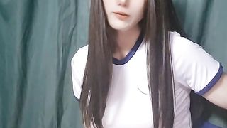 男の娘オナニ－Japanese crossdresser taunting4