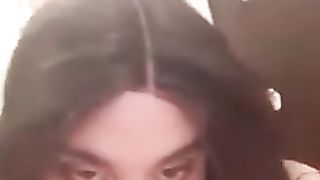 Indian Sissy Crossdressing Biotch Daughter Selena Sausages Throating Father Weenie Sissy Oral Pleasure Transgender Princess