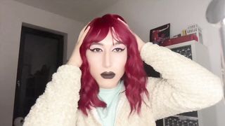 Stud two fantastic sissy feminization with utter make up and dressing up