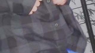 Surprise Jizz Shot thru denim