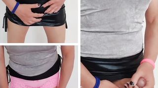 Debuting lace underpants