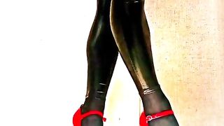 She-Creature transgender domme in spandex